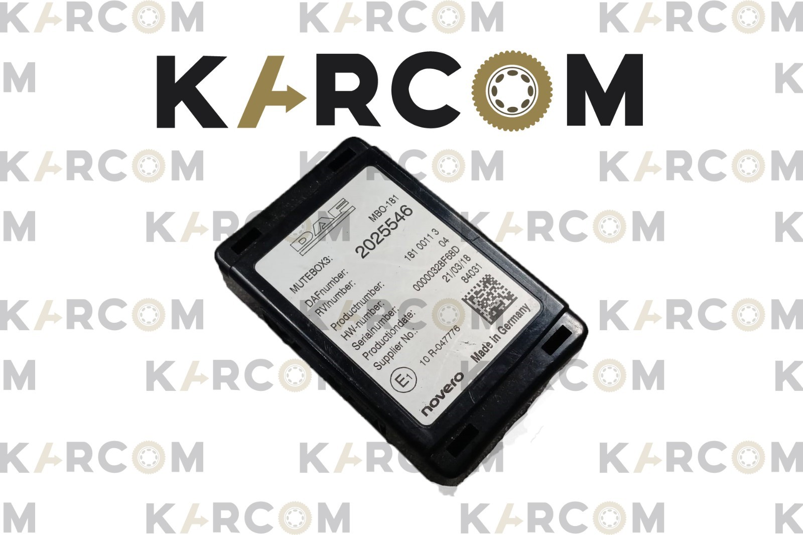 DAF Mutebox3 Control Module Unit 2025546 * 1 CLIP BROKEN * USED TRUCK PARTS UK