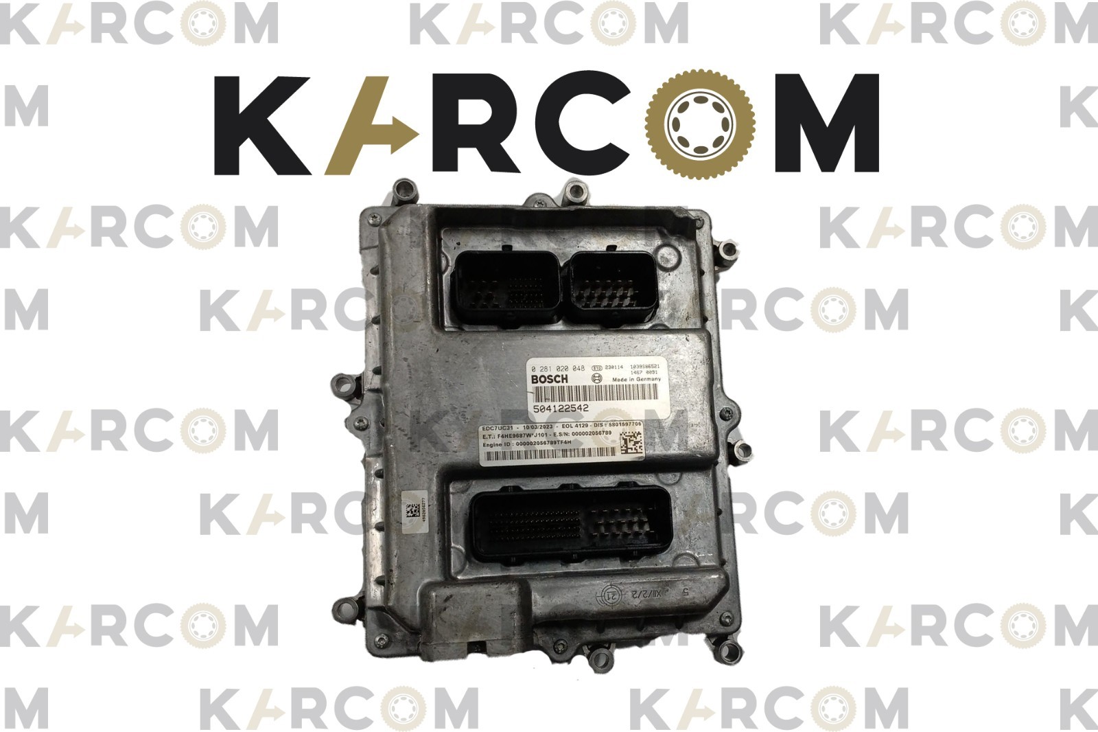 IVECO NEW HOLLAND CNH FPT ENGINE ECU Euro 5 504122542 0281020048 * USED PARTS UK